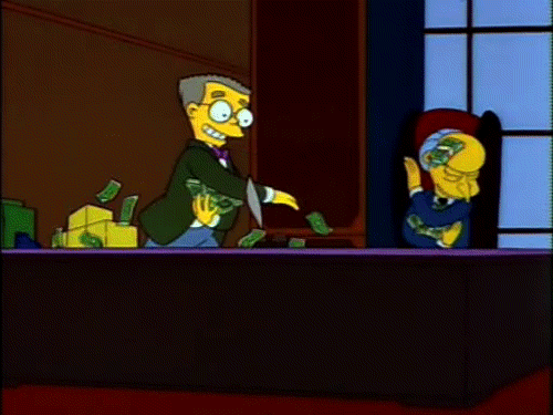 The Simpsons Money GIF - Find & Share on GIPHY