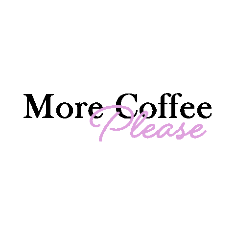 Coffee Please Sticker by Sempiternis Media & Design