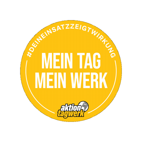 Sticker by Aktion Tagwerk