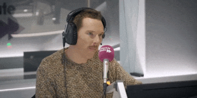 Benedict Cumberbatch Lip Bite GIF by AbsoluteRadio