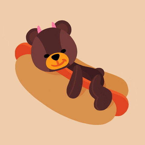 Sleepy Hot Dog GIF by Yeremia Adicipta