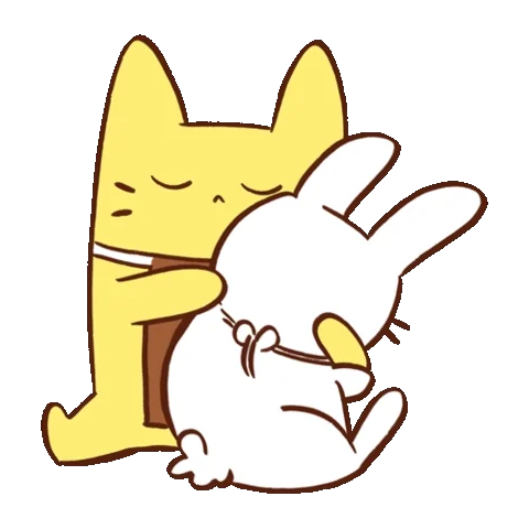 Support Love Sticker by Cat's Cafe Comics