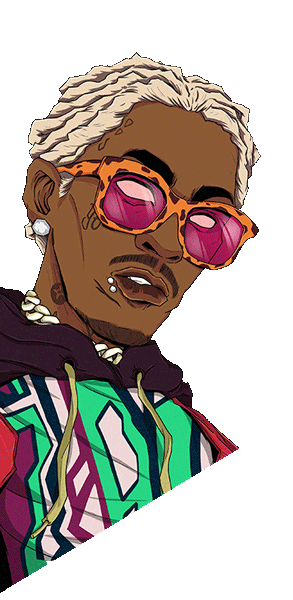 Young Thug Sticker by Chris Brown