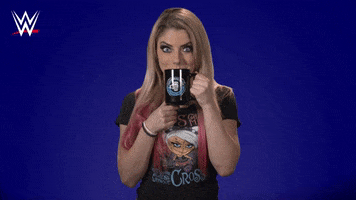 Coffee Time Reaction GIF by WWE