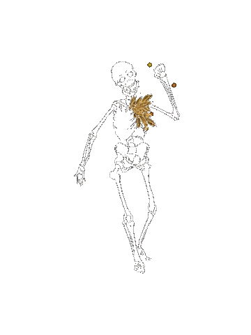 Crystal Bones Sticker
