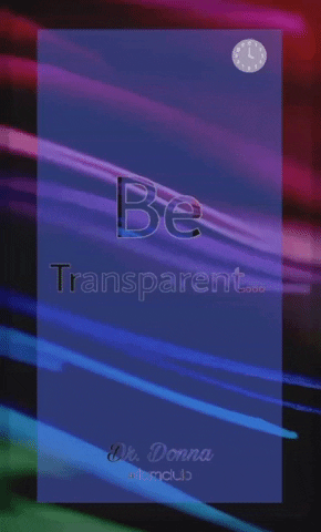 Be Transparent Ni Hao GIF by Dr. Donna Thomas Rodgers