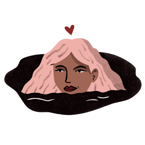 In Love Girl Sticker