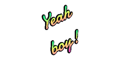 Yeah Boy Sticker