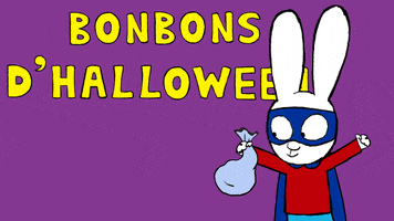 Trick Or Treat Halloween GIF by Simon Super Rabbit