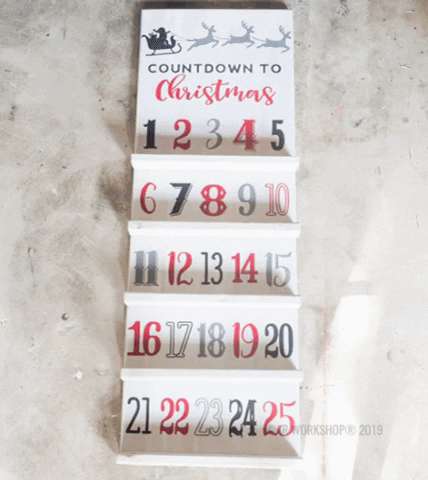 Christmas Countdown GIF by Anders Ruff Workshop
