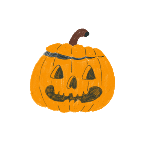Halloween Pumpkin Sticker by Petra