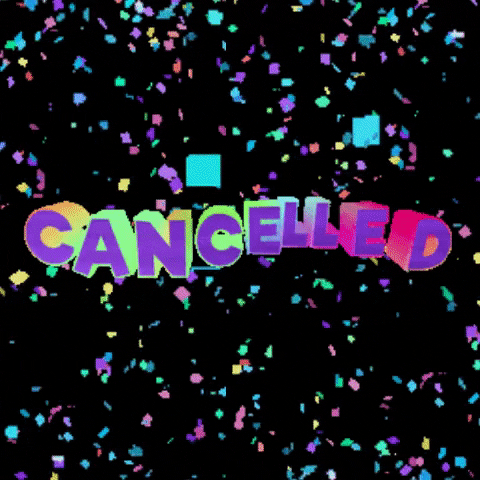 Cancelled GIF by MOODMAN