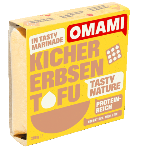 Vegan Tofu Sticker by Omami