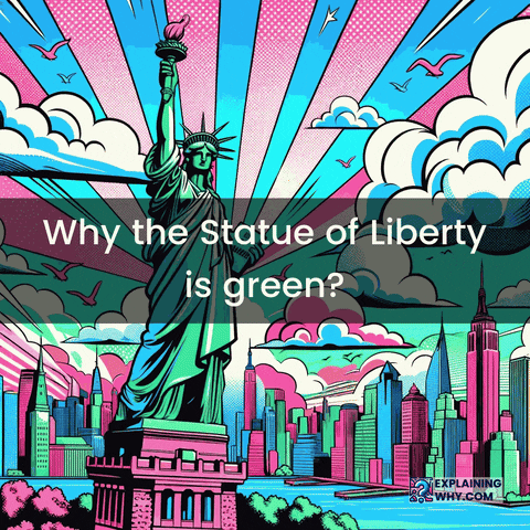 Statue Of Liberty Copper GIF by ExplainingWhy.com