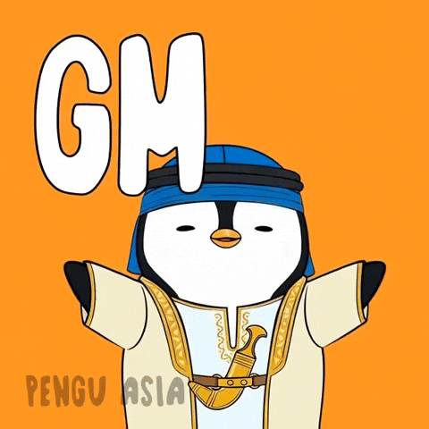 Good Morning Gm GIF by Pengu Asia