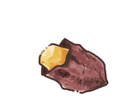 Sweet Potato Sticker by nicocook