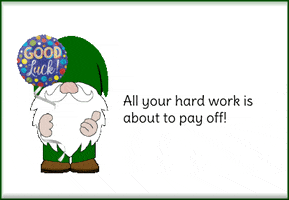 Gnome Good Luck GIF