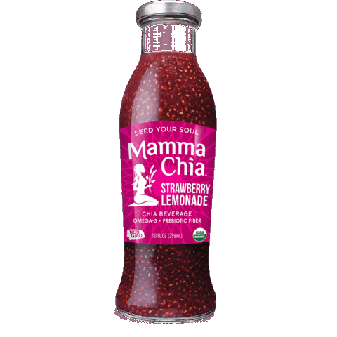 Chia Seeds Strawberry Sticker by Mamma Chia
