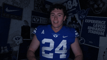Love You Heart GIF by BYU Cougars