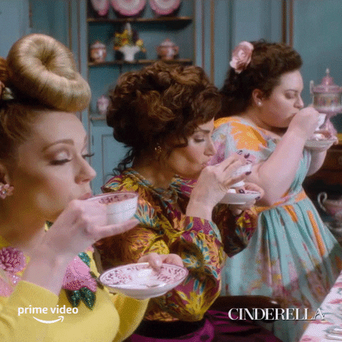 Tea Time No GIF by Cinderella - Find & Share on GIPHY