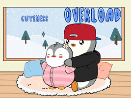 Girl Crushing GIF by Pudgy Penguins