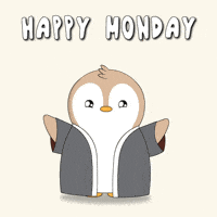 Happy Monday Morning GIF by Pudgy Penguins