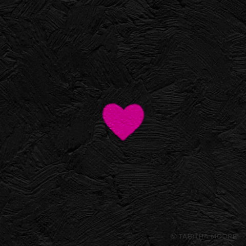 Tabitha_Moore love heart pop splat GIF