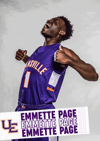 Purple Aces Evansville GIF by UE Athletics