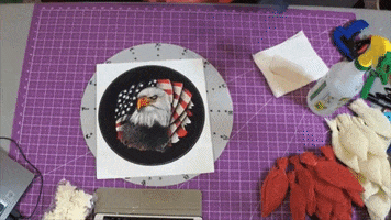 Independence Day Wreath GIF by uniqueinthecreek