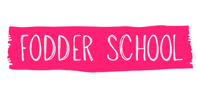 Fodder School Sticker by willaworkshops
