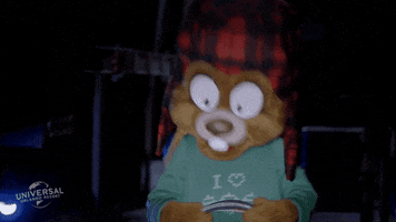 Shocked Christmas GIF by Universal Destinations & Experiences