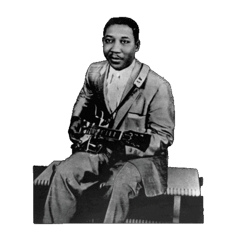 Muddy Waters Jazz Sticker by Chess Records