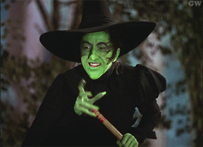 The witch from The Wizard of Oz