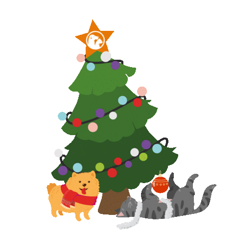Christmas Sticker by Petzz Shop - Minik dostlarımıza