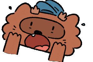 Sweat Omg Sticker by Debbie Fong