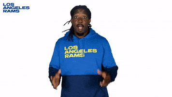 Shocked La Rams GIF by Los Angeles Rams