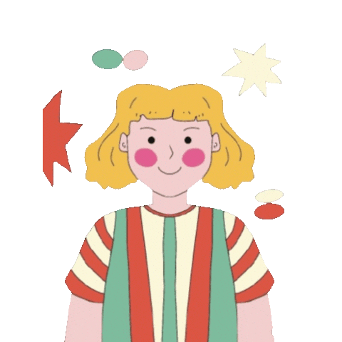 Girl Sticker