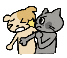 Angry Fight Sticker