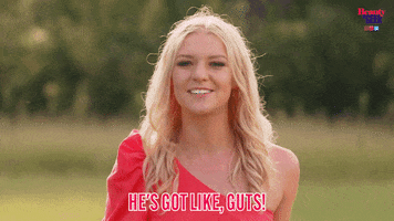 React Love GIF by Beauty and the Geek Australia