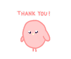 Excited Thanks Sticker