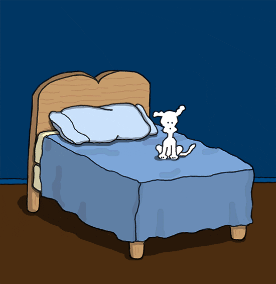 Vibrating Sweet Dreams GIF by Chippy the Dog
