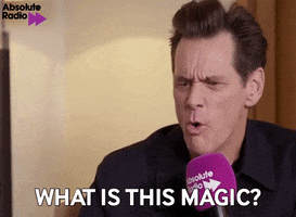Jim Carrey Magic GIF by AbsoluteRadio