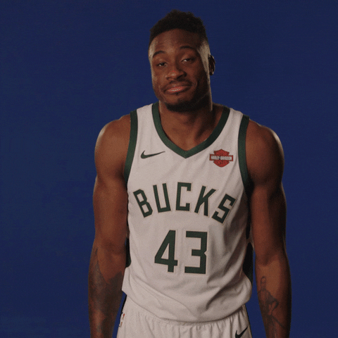Thanasis Antetokounmpo Reaction GIF by Milwaukee Bucks - Find & Share on GIPHY