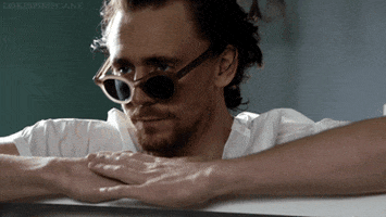 tom hiddleston deal with it GIF