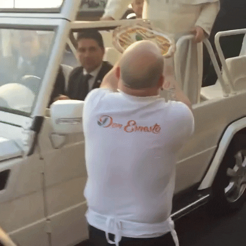 The Pope Pizza GIF by Storyful