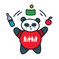 Panda Equality Sticker by UN Development Programme