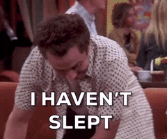 Tired Episode 2 GIF by Friends