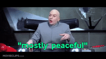 Austin Powers Dr Evil Mostly Peaceful GIF
