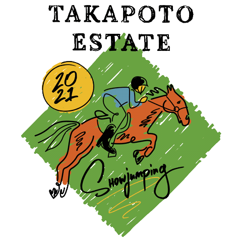 Takapoto Estate Showjumping Sticker
