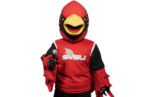 Coop Mic Drop GIF by Saginaw Valley State University